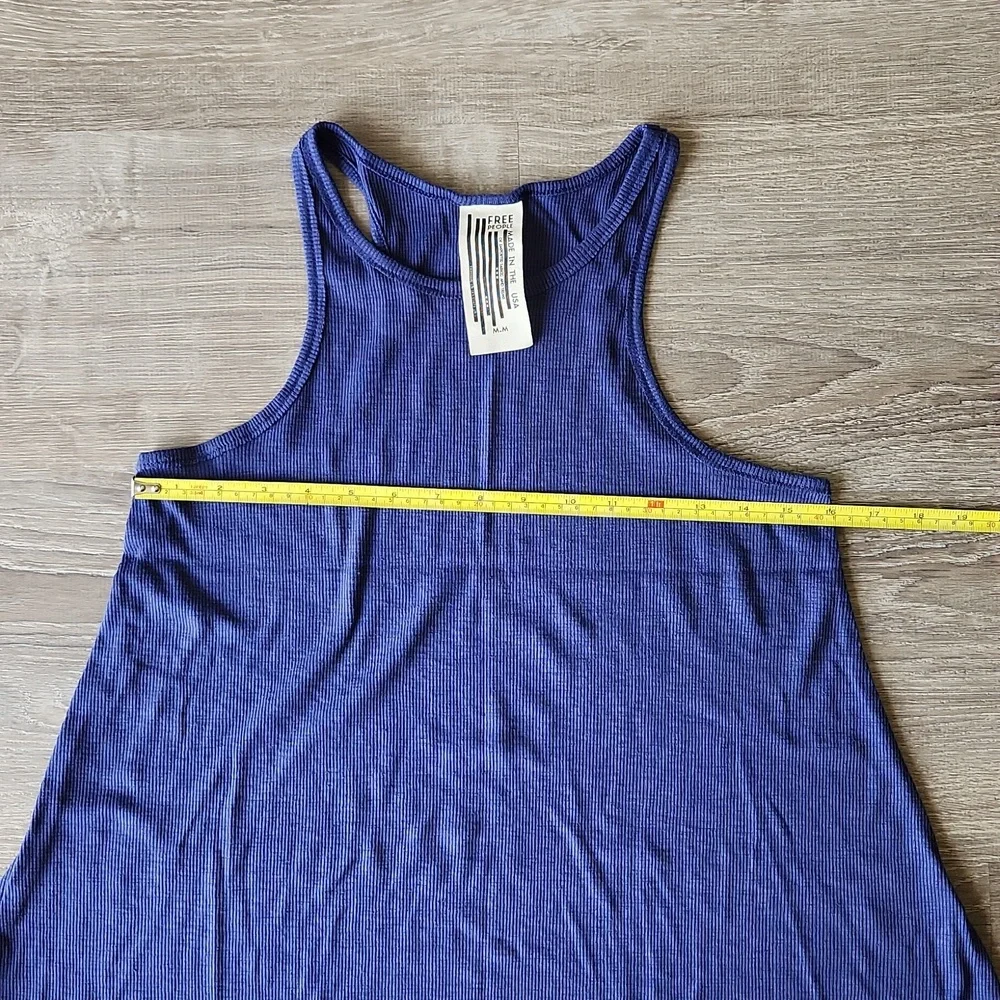 FREE PEOPLE Long Beach Tank Top Size M - Picture 8 of 9
